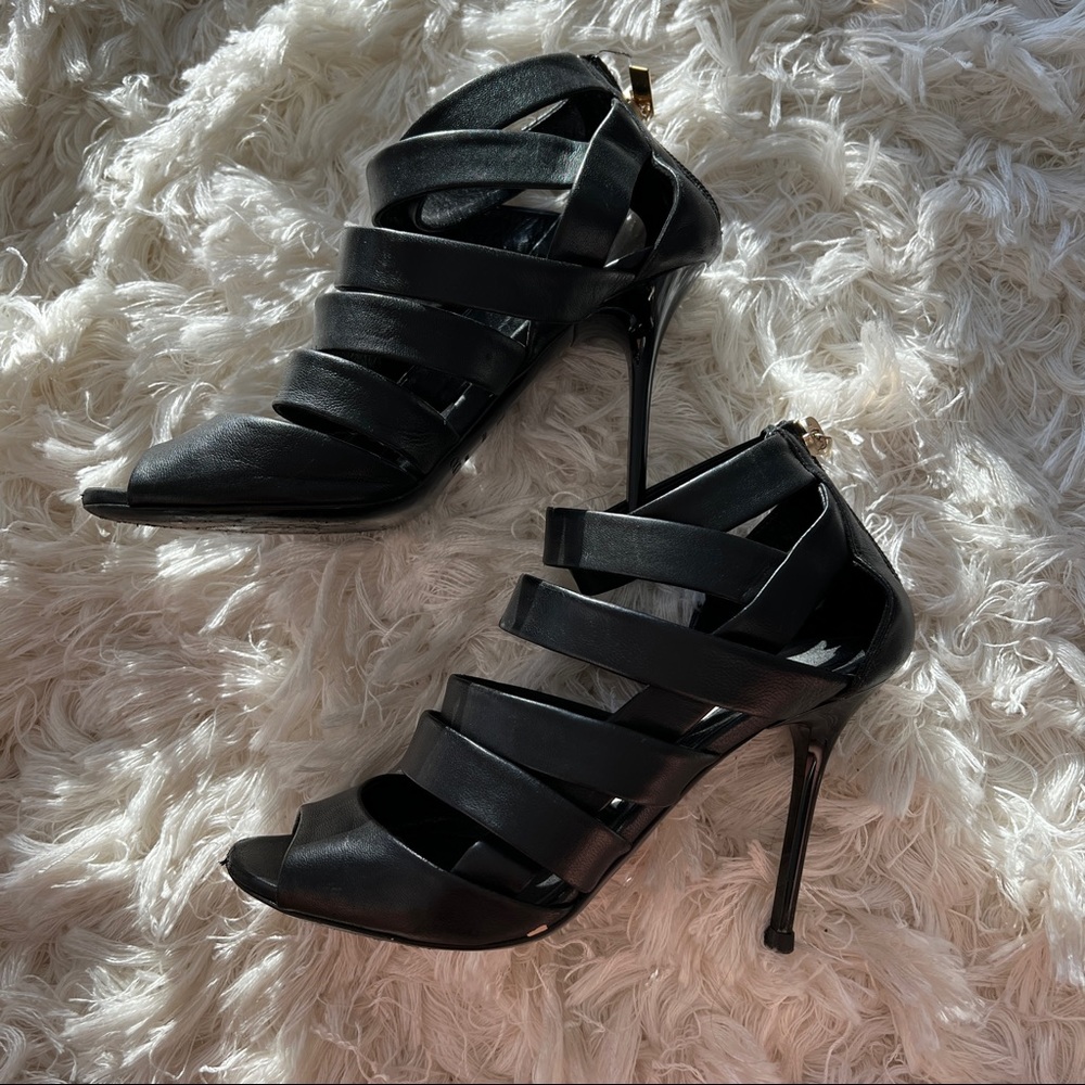 Jimmy Choo Strappy Leather Sandals - Picture 2 of 15